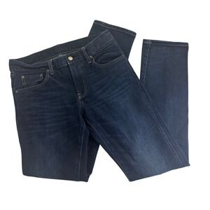 UNIQLO Men's Size 30x32  Blue Denim Jeans Casual‎ Pants Dark Wash Normcore